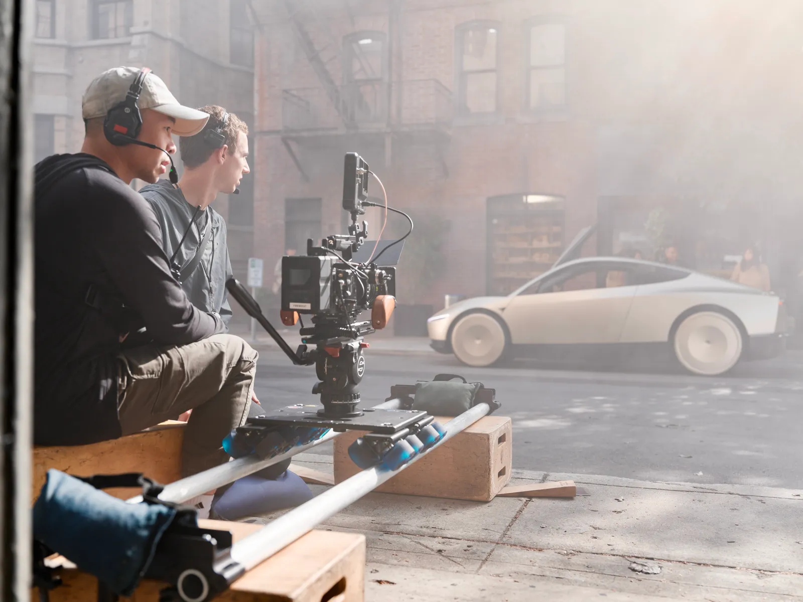 Phil Nguyen on set, frame 1